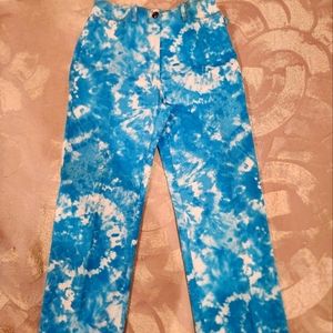 Paris Jeans, Skinny Stretch, Aqua Tie Dye